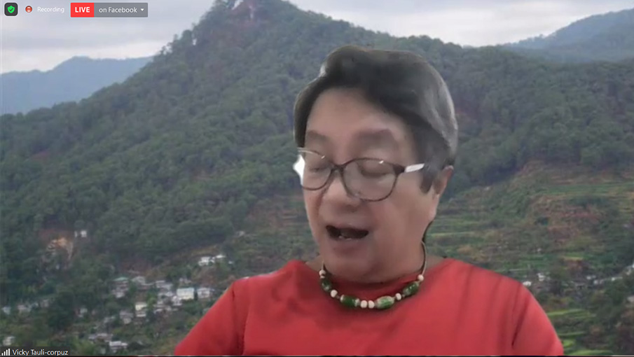 Vicky Tauli-Corpuz, Tebtebba executive director and former UN Special Rapporteur on the Rights of Indigenous Peoples, cited the necessity of balancing food production and environmental protection.