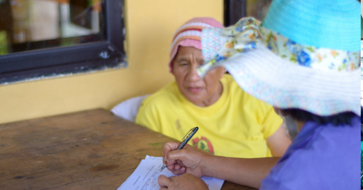 pito conducts hh survey 3