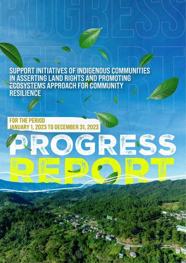 Ecosystems Approach for Community Resilience - PROGRESS REPORT (Jan-Dec 2023)