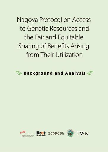 New Publication on the Nagoya Protocol